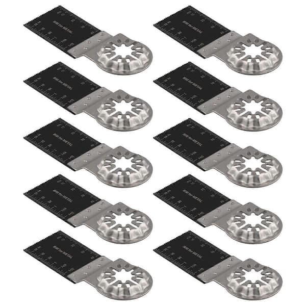 Starlock multiverktyg, 10 st oscillerande sågblad, Starlock multiverktyg bimetallverktyg för
