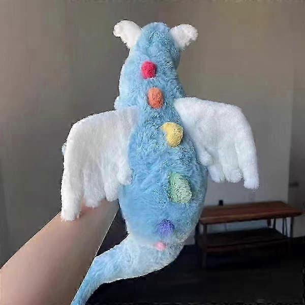 [LCS]Sky Rainbow Dragon Blue Doll 50CM Sängdocka Plyschleksaker Födelsedagspresent Plyschleksaker