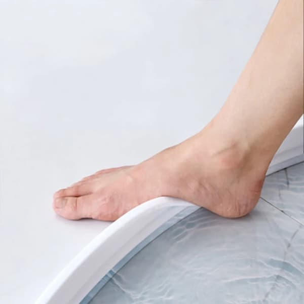 Dusjterskel / Vannbarriere – Selvklebende Silikonlist Hold badet ditt tørt og trygt 2m