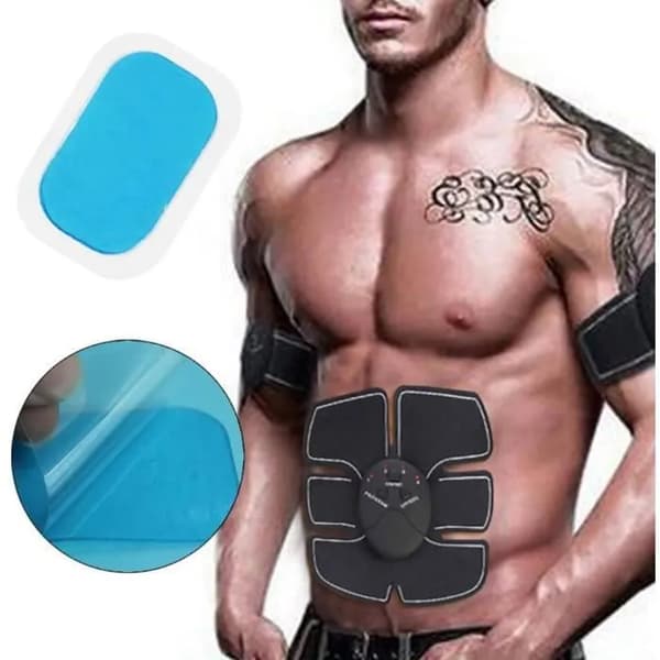 Elektrostimuleringsgel - Ersättningsplåster - 60 stycken - Buk - Unisex