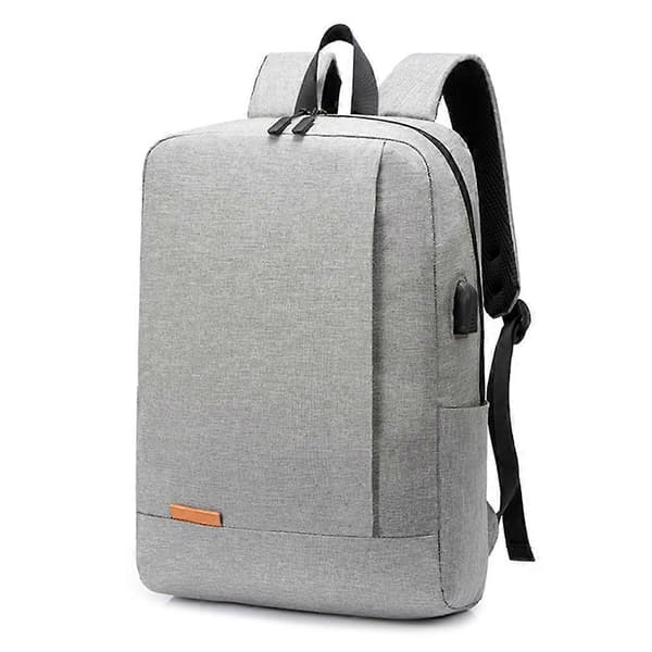 Grå Casual Student Ryggsekk Vanntett 37x29x12cm Oppbevaring