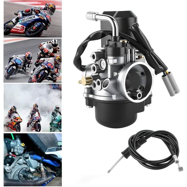 Erstatningsforgasser med 17,5 mm boring for de fleste 50cc scootere