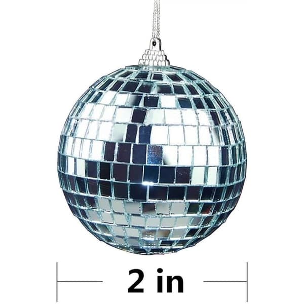 12 st discokulor, spegelkulor för festdekoration