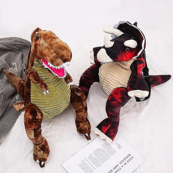 Lasten dinosaurusreppu 24L söpöllä sarjakuvakuviolla