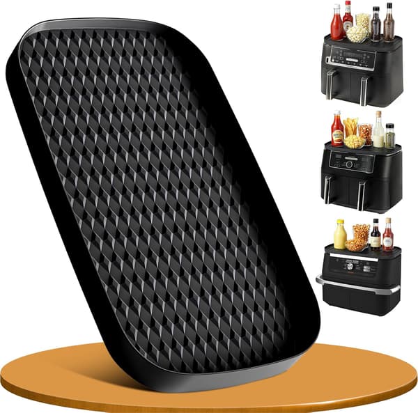 Velegnet til Ninja Foodi Max dual-zone 9.5L-10.4L airfryer tilbehør, genanvendeligt.