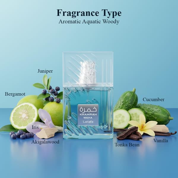 Lattafa unisex-hajuvesi, 100 ml