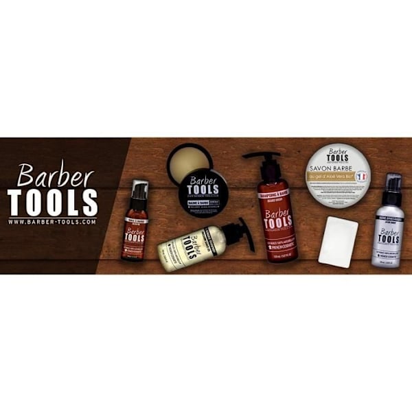 Gennemsigtig barbergel 100ml - Til præcis barbering af skægkonturer - LAVET I FRANKRIG