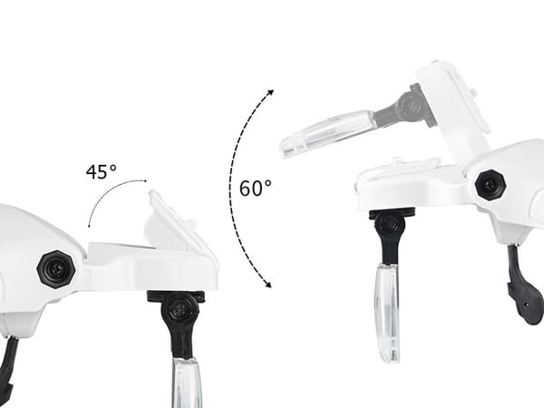 Forstørrelsesbriller med LED - 3,5x