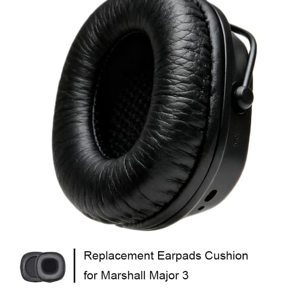 Øreputer til Marshall Major 3 Svart