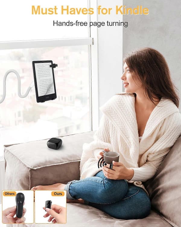 2025 Nyeste multifunksjonelle fjernkontroll for Kindle Paperwhite lesing og