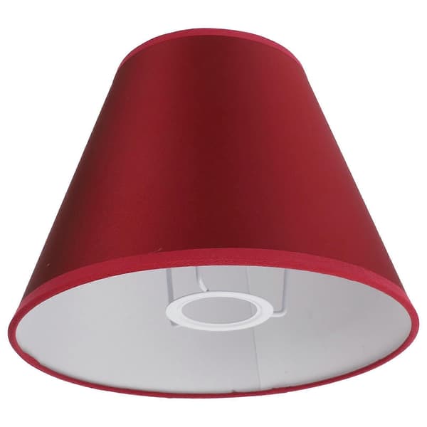 Liten Lampskärm E27 E14 Bas Lampskärm Mörkröd Rund Ljusdiffusion 1 st