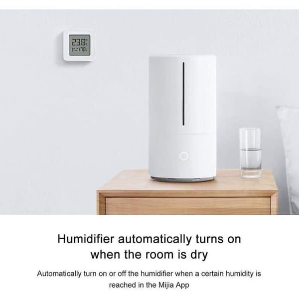 Professionelt Bluetooth Termometer og Hygrometer, Måler Temperatur og Luftfugtighed, Indendørs Brug, 2 Styk