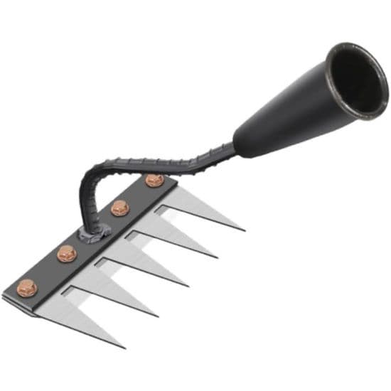 ®RisingFF Herdet Stålspade, Bærbar Hage, Luking, Hagearbeid,
