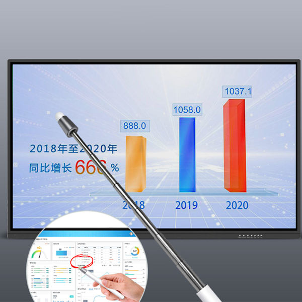 Telescopic Pointer Pen - Capacitive Universal Black