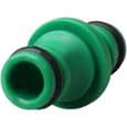 Dubbel hankoppling - Plast - 6 st - 1/2\" hona/hona
