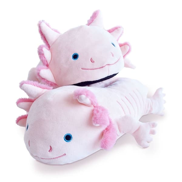 Axolotl-tøfler – myk polyester, universell passform 36–41