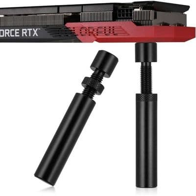 Justerbar grafikkortbrakett, 2 stk GPU-støtte, grafikkortholder, GPU-holder 75mm-120mm, for datamaskin