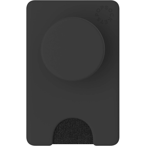 POPSOCKETS Wallet Black Removable Mobile Wallet PopWallet+
