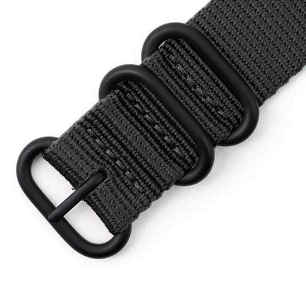 Nylon urrem til Garmin Vivoactive Acetate Sort Grey