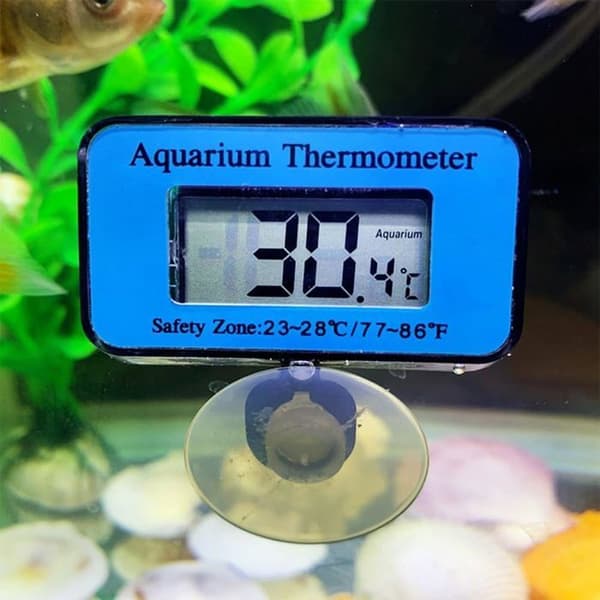 Digital LCD Akvarietermometer - Sugekopp - Nøyaktighet ±1 - Rekkevidde 0-50℃