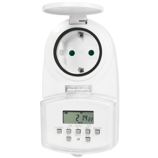 Udendørs timer Digital 1800W IP44