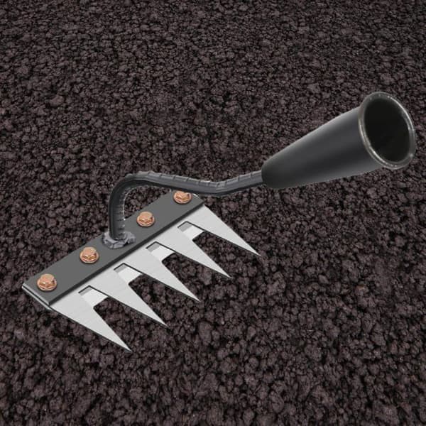 ®RisingFF Herdet Stålspade, Bærbar Hage, Luking, Hagearbeid,