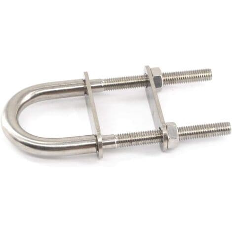 M6x90 U-bolt i 304 rustfritt stål (2 stk)