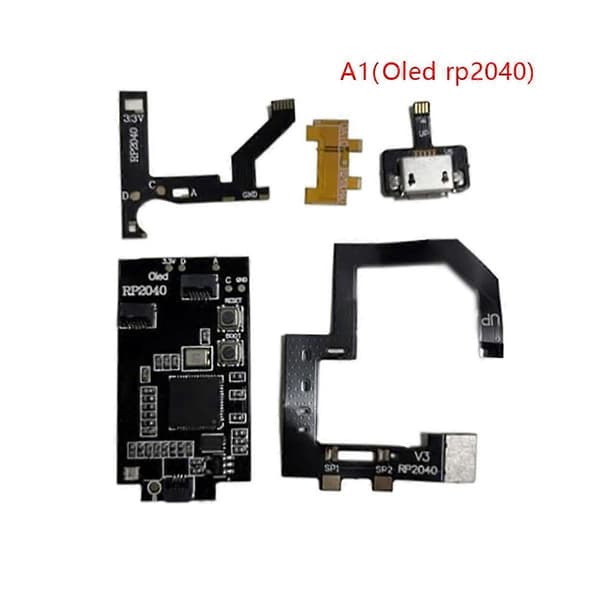 Helt nytt 1 sett oppgraderbart flashminne for NS Oled/Lite/Core/OLED V6 Core Chip Rp2040 spillkonsolltilbehør B