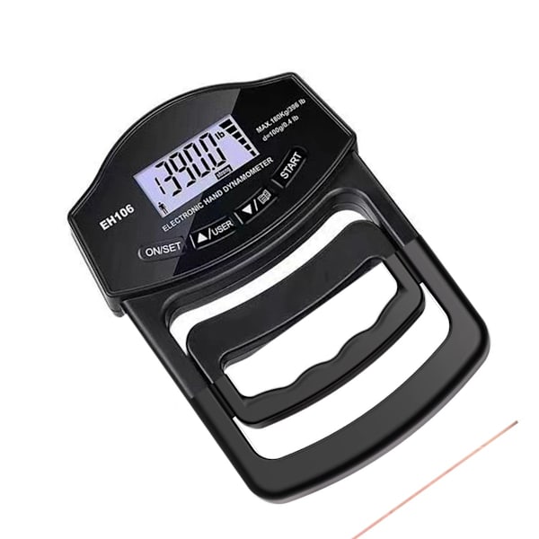 Digital Hand Dynamometer 180kg Rechargeable/Battery-Powered Grip Strength Tester