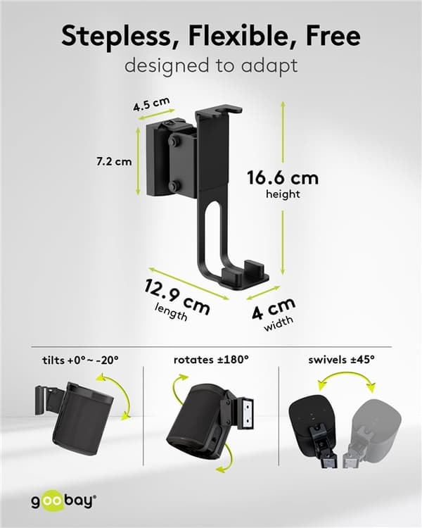 Seinäkiinnike kaiuttimille One Sound Flex