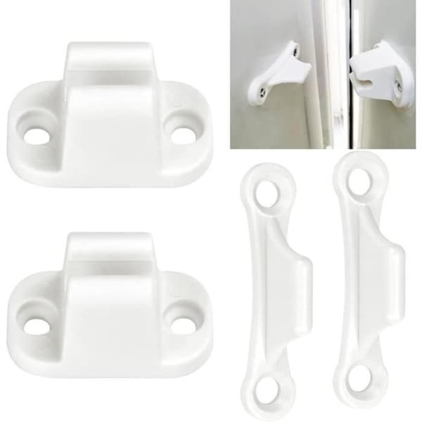 2 st husvagnsdörrhållare i plast, husbilsdörrstopp, 6 cm dörrblock, husbilstillbehör