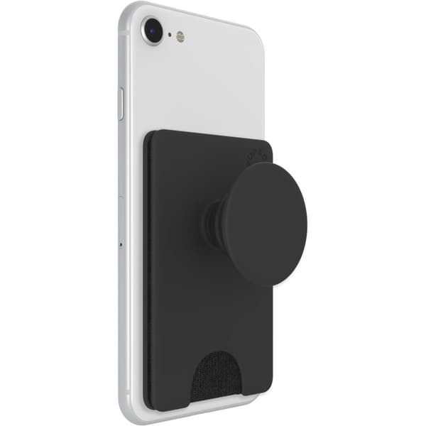 POPSOCKETS Lompakko Musta Irrotettava Mobiililompakko PopWallet+