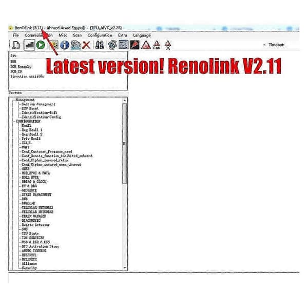 Til Renolink V2.11 OBD2 ECU computer programmer Nøglekodning