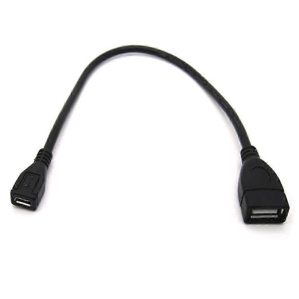 Micro USB Hona till USB 2.0 Hona Dataöverföringsadapterkabel för Telefoner