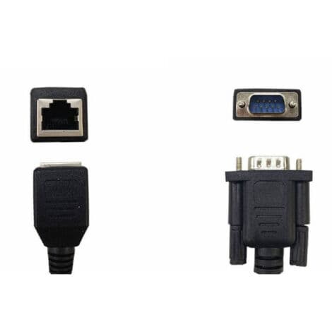 VGA han til RJ45 hun adapterkabel, LAN netværksstik, 15 cm, DB945