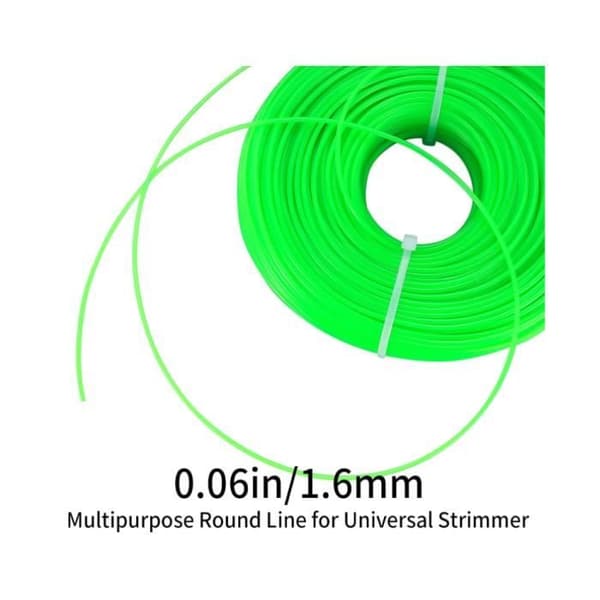 Trimmertråd - 1,6 mm - 2-pack - 100 m - Grön och Blå