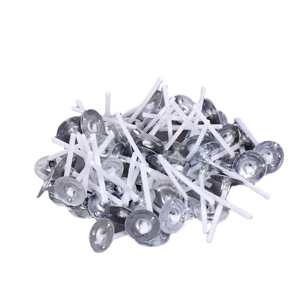 Lysveker for telys 100-pakning Hvit 2,6 cm