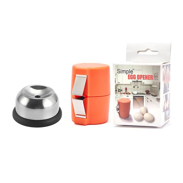 Äggpickare och knäckare set Rosa Orange