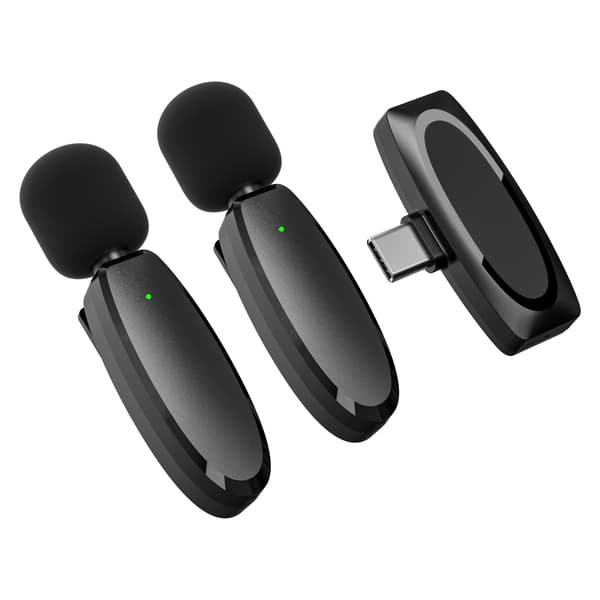 Wireless Lavalier Microphone / Clip-on Microphone for Recording, TikTok, Live Stream