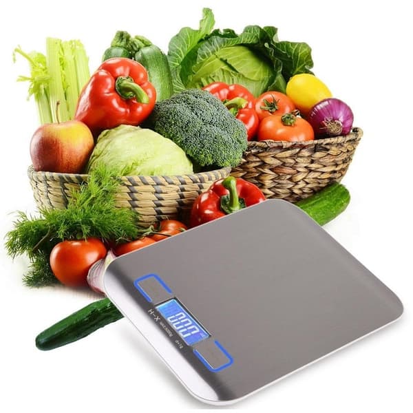 Digital Kitchen Scale in Stainless Steel