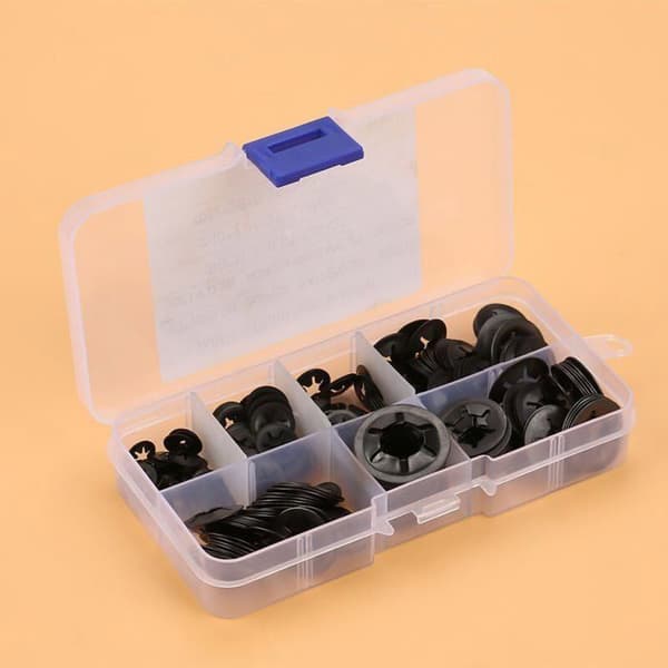 260 delar manganstål tryckbricka låsbrickor set 345681012mm bricka