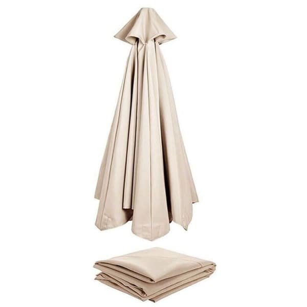 Udskiftningsdug til 2,7 m haveparasol - 6 arme - 180g polyester - UV-beskyttelse 30+