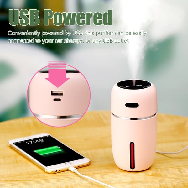 Car Air Purifier - Prevent Smoke Odor Black