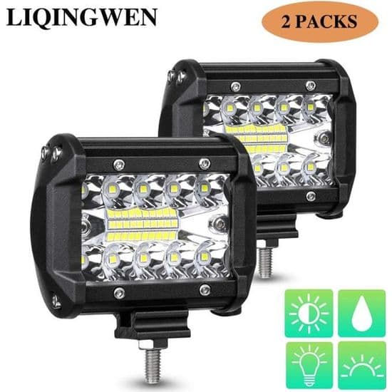 12V 60W arbeidslys, lang rekkevidde LED, motorsykkel LED-frontlys, bil arbeidslys, bil LED-lysstang, arbeidslys