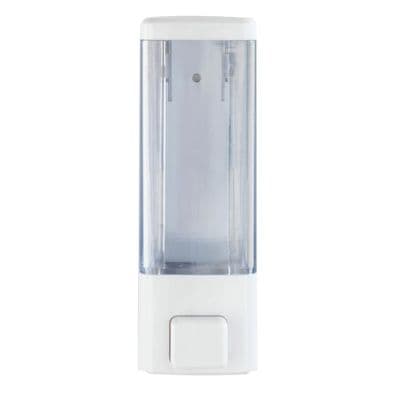 Hvid/Transparent Desinfektionsdispenser - 320 ml - Borefri Installation - Plastik