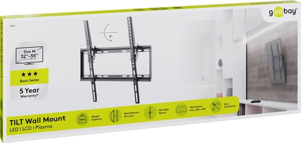 TV-seinäteline Basic TILT (M)