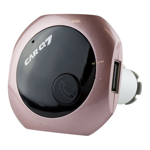 FM Transmitter with Bluetooth for Car - Pink