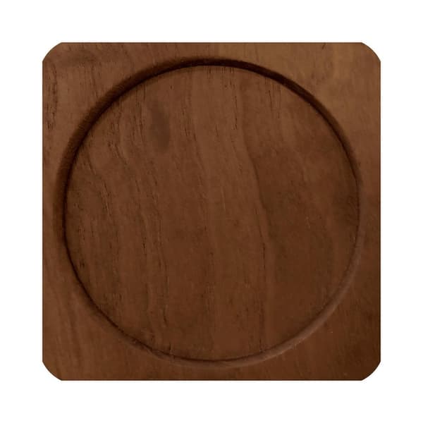 Coaster, Dark Wood - Square - No. 1