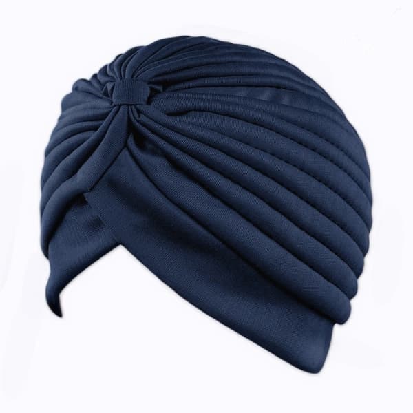Kjemohodeplagg, myk lue for kreftpasienter NavyBlue Brown