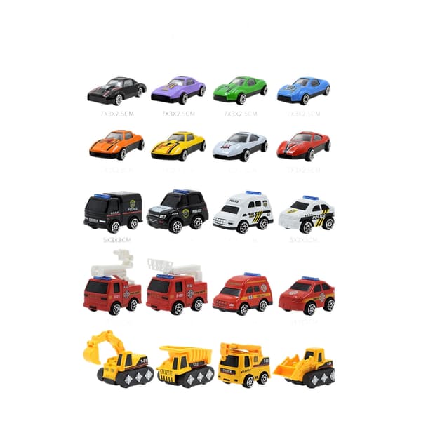 Julekalender Biler - Adventskalender med Lekebiler